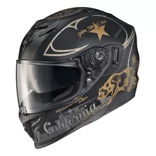 Scorpionexo Exo-t520 Golden State - Casco (negro Mate, M)