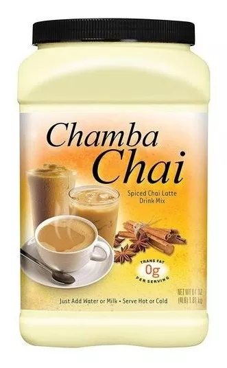 Té Chamba Chai Latte En Polvo - g a $63