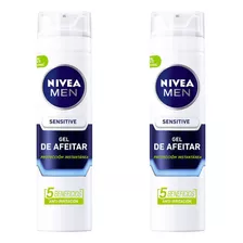 Pack Gel De Afeitar Nivea Men Sensitive 200 Ml