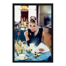 Quadro 34x49cm Audrey Hepburn - Bonequinha De Luxo -24