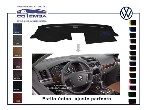 Cubretablero Aut.(color) Volkswagen Touareg 2004 A 2010, V40 Foto 2