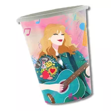 Pack De 10 Vasos Diseño Taylor Swift Fiesta Cumpleaños 