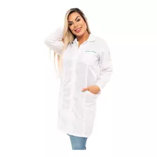 Jaleco Feminino Personalizado Bordado Biomedicina