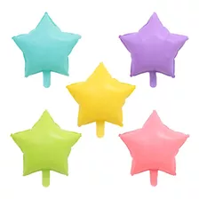 Globo Estrella Colores Pastel