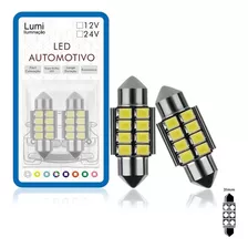 Kit 10 Lampadas De Torpedo Led Smd 2835 12v Universal Carro