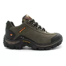 Bota Tenis Cano Curto Coturno Adventure Couro Legítimo