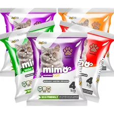 Areia Granulado Banheiro Sanitário Pet Gato 4kg Aromatizada