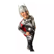 Fantasia Do Thor Longa Com Enchimento Roupa Infantil 