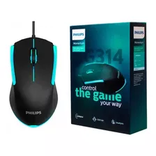 Mouse Gamer Philips Momentum G314 Preto - Spk9314