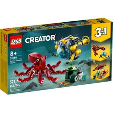 Lego Creator - Misión Del Tesoro Hundido (31130) Cantidad De Piezas 522