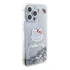 Funda Hello Kitty Original Para iPhone Glitter Plata