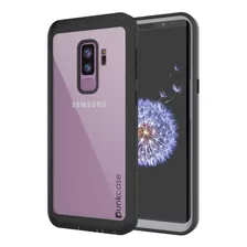 Punkcase Galaxy S9 Plus Funda Serie Spartan Cubierta Tran