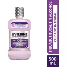 Enjuague Bucal Listerine® Cuidado Total Zero Alcohol X500 Ml