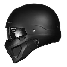 Casco Kov Spectrum Negro Mate Solido Para Moto Modular Con Mascara Xl(61-62 Cm)