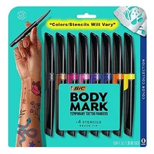 Tatuaje Temporale - Bic Bodymark Marcador De Tatuaje Tempora