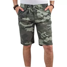 Short Urbano Militar Hombre. Pantalón Cargo Camuflaje. 216