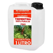 Trementina 100% Pura Pino Natural Sin Quimicos 1 Litro 