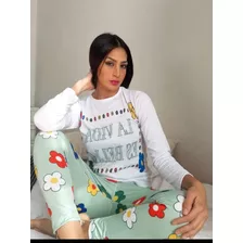 Pijama Animado De Mujer Manga Larga Varios Modelos