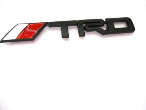 Emblema Trd Tacoma Toyota  Autoadherible Tacoma Negro Foto 2