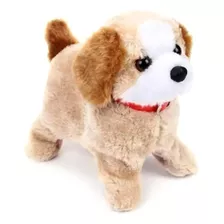 Cachorro De Pelúcia Pula Anda Late Da Cambalhota Brinquedo