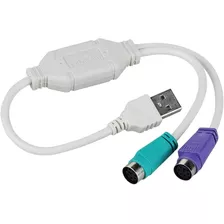 Adaptador Usb A Ps2 - Para Teclado Y Mouse Antiguousb A Ps2