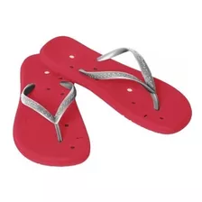 Sandalias Magnéticas C/ Tiras Pratas Feminina - 1 Par