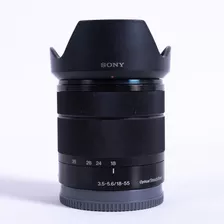 Lente Sony E Mount 18-55 Oss Estabilizado Negro