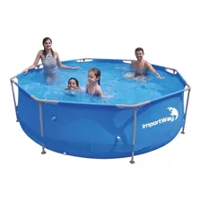 Piscina Estrutural 5200l Redonda Pvc Prática Importway