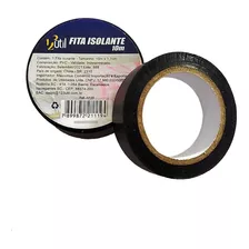 Fita Isolante 123 Util 10 M X 1,7cm - 10 Rolos