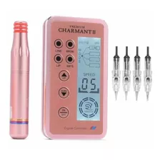 Dermógrafo Charmant 2 Rose + 10 Agulhas De Brinde Promoção 