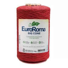 Barbante Roma Ecologico 4x8 1,8 Kg Cor 1000- Vermelho Cor 1000 - Vermelho