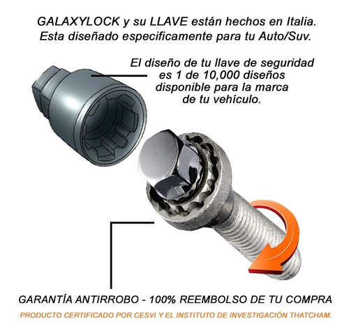 Birlos Seguridad Inoxidables Susuki Sx4 S-cross Glx Foto 9