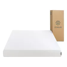 Colchón 2 Plazas Espuma Zinus Compact Memory 150x190x15cm Color Blanco