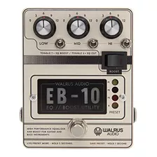 Preamplificador / Eq / Boost De Walrus Audio Eb-10, Crema, (