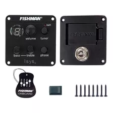 Captador Fishman Isys + Afinador Ativo Violão Viola Pré Amp