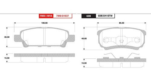 Kit Balatas D/t Ceramica Trw Caliber Sxt 2.4 2009 Foto 3