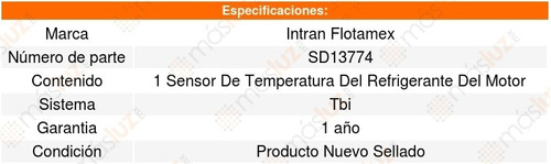 Sensor Refrigerante Cts Infiniti M30 3.0l V6 90 A 92 Intran Foto 3