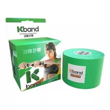 Bandagem Elástica Adesiva Kinesio K Band Verde - T. Foods