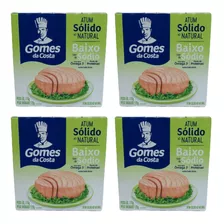 Atum Sólido Natural Baixo Teor Sódio Gomes Da Costa 4 X 120g