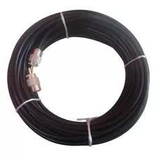 Cable Rg58 X 15 Metros Con Conectores Pl259 - Romero Com