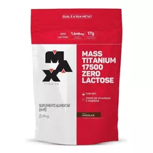 Mass Titanium 17500 Zero Lactose (2,4kg) - Sabor: Chocolate