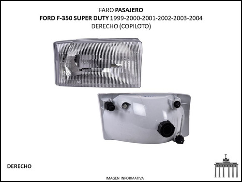 Faro Ford 1999-2004 F-350 Copiloto Ctt Foto 2