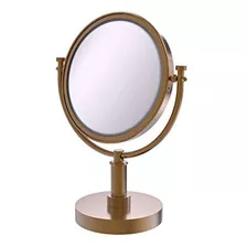 Allied Brass Dm-4-2x-bbr 8-inch Table Mirror With 2x Magnifi