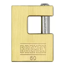 Candado Bronce Perno Horizontal Reforzado 60mm Bremen 7747