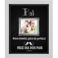 Presente Dia Dos Pais Quadro Personalizado Com Foto