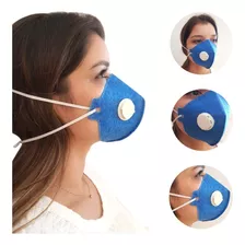 20 Máscaras Proteção Facial Válvula Exalação Inmetro