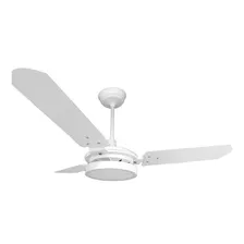 Ventilador De Teto Ventex Valen Led Branco Com 3 Pás De Mdf, 1.1 m De Diâmetro 220 v