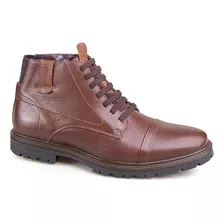 Bota Coturno Rafarillo Couro Tratorada Folk Masculina