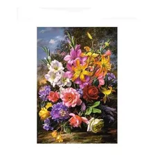 Pintura Diamantes 5d Flores 30 X 40cm Adulto-niño C9