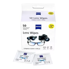 Zeiss Lens Wipes C/ 50 Lenços Limpeza Lentes Óculos Celular